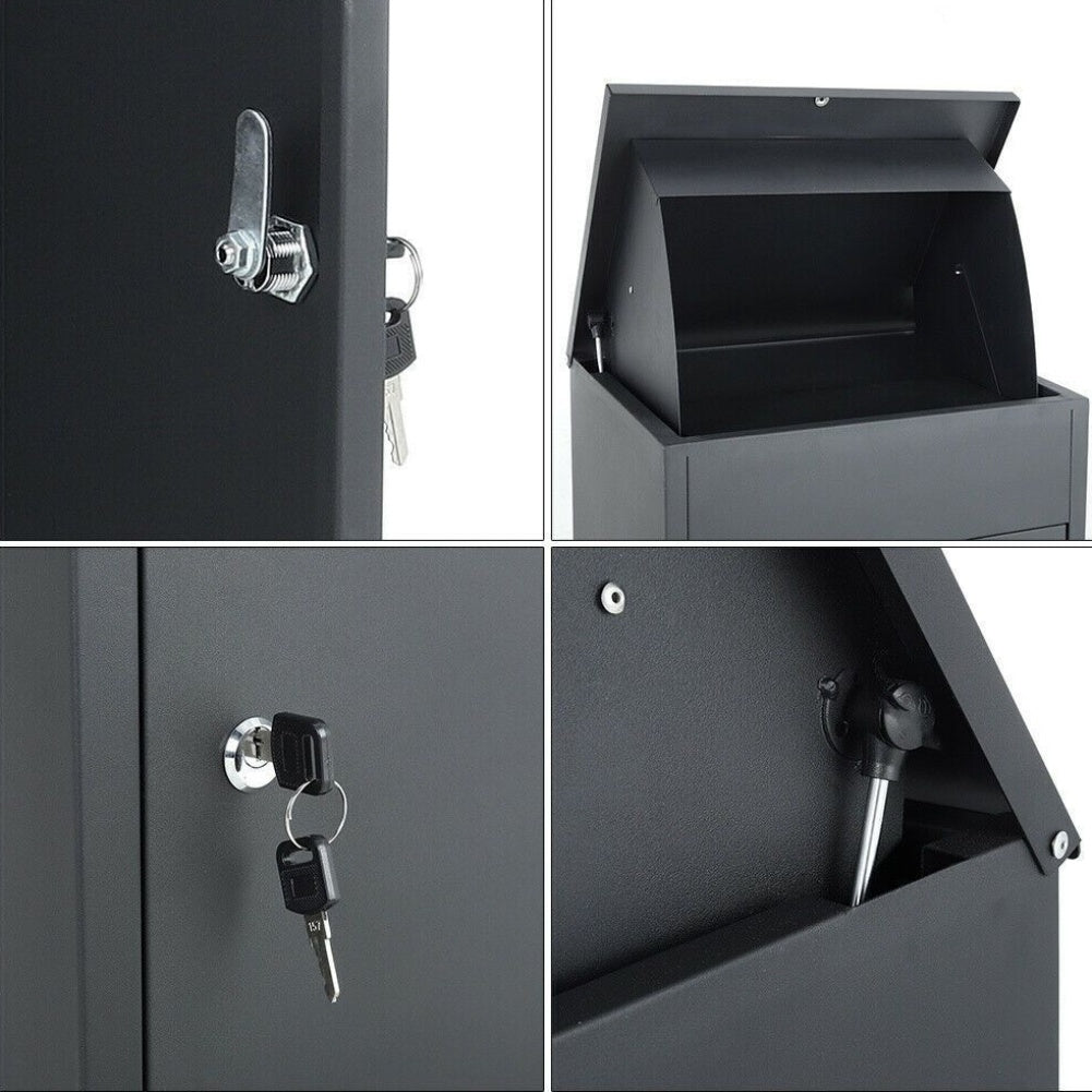 Briefkästen, Schwarz für Alltag und Zuhause – Detailansicht 4