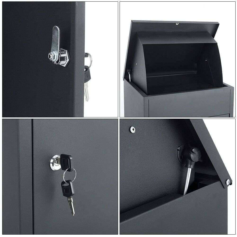 Briefkästen, Schwarz für Alltag und Zuhause – Detailansicht 11