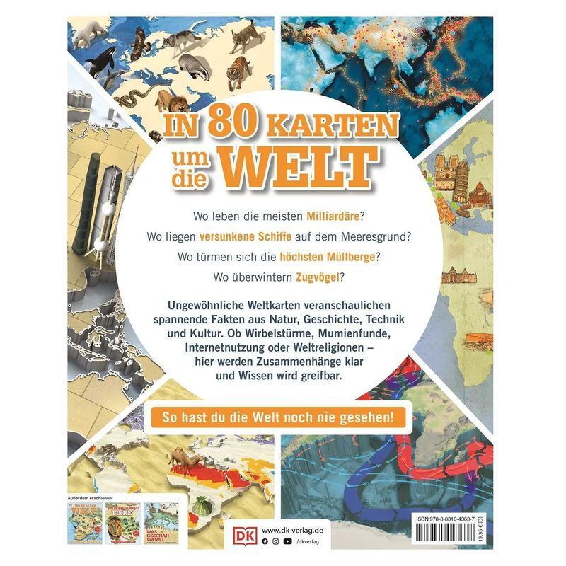 Buch 80 Weltkarten zum Staunen für Alltag und Zuhause – Detailansicht 2