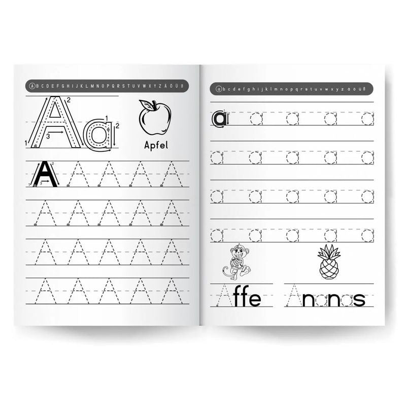 Buch ABC, Endlich Schreiben lernen, Topulo-Verlag, Topulo-Verlag, Taschenbuch für Hobby und Kreativprojekte – Detailansicht 2