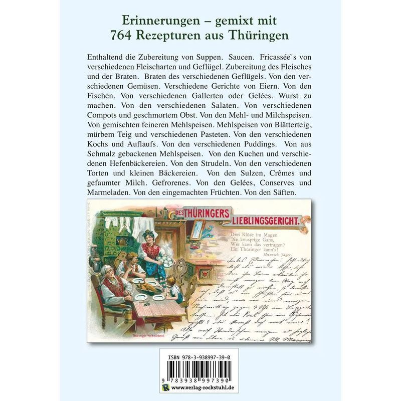 Buch Alt Thüringer Kochbuch 1854, Taschenbuch für Hobby und Kreativprojekte – Detailansicht 2