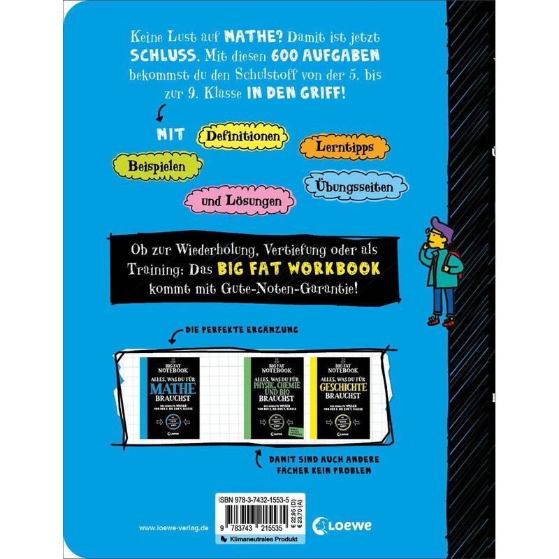 Buch Big Fat Workbook Alle Übungen, die du für Mathe brauchst, Taschenbuch für Hobby und Kreativprojekte – Detailansicht 2