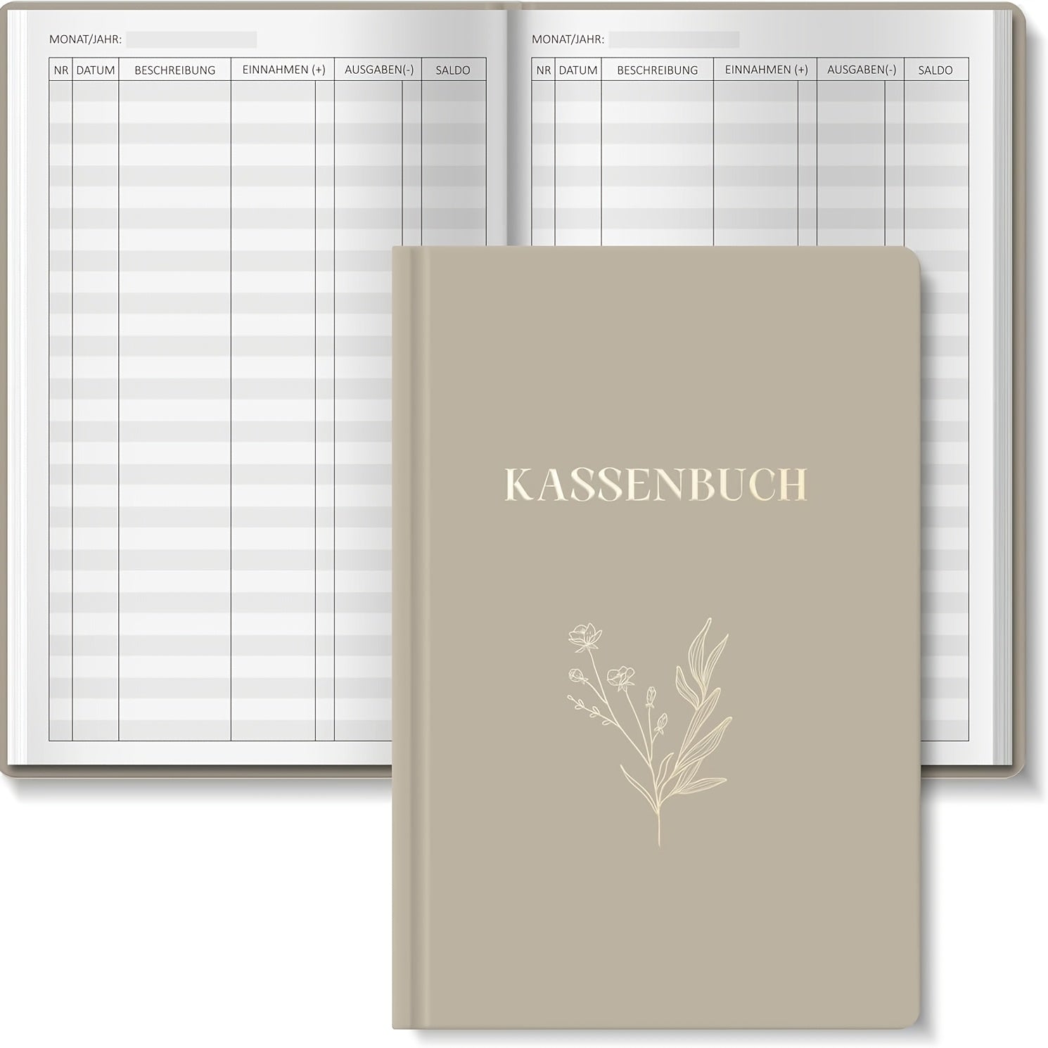 Buch BIROYAL Budgetbuch, 128 Seiten A5 Hardcover, Einnahmen für Hobby und Kreativprojekte – Detailansicht 3