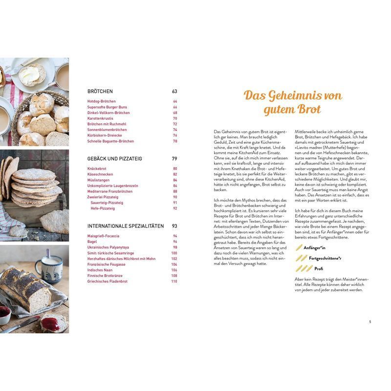 Buch Brot backen mit der KitchenAid für Küche und Essbereich – Detailansicht 3