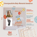 Buch colortouch Babyalbum Dein erstes Lebensjahr mit Sticker Set, Baby, Hardcover für Babypartys und Alltag – Hauptansicht