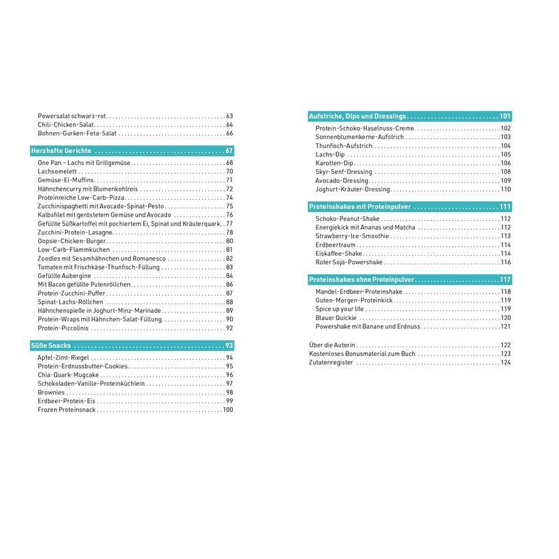 Buch Das High Protein Kochbuch, Taschenbuch für Hobby und Kreativprojekte – Detailansicht 4