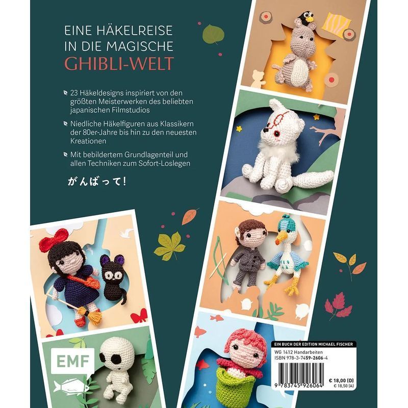 Buch Das inoffizielle Ghibli Häkelbuch 23 zauberhafte Amigurumis für Fans, Taschenbuch für Hobby – Detailansicht 2