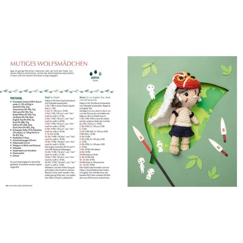 Buch Das inoffizielle Ghibli Häkelbuch 23 zauberhafte Amigurumis für Fans, Taschenbuch für Hobby – Detailansicht 3