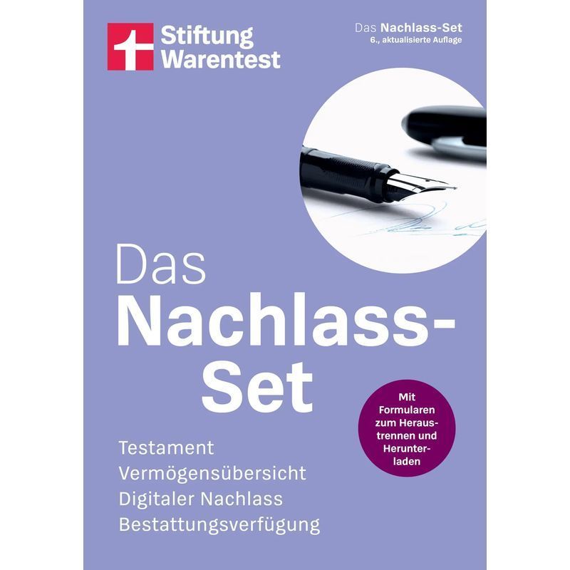 Buch Das Nachlass Set, Taschenbuch für Hobby und Kreativprojekte – Hauptansicht