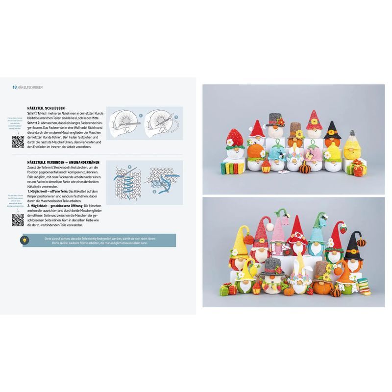 Buch Die Wichtel sind los Amigurumis häkeln, Taschenbuch für Hobby und Kreativprojekte – Detailansicht 3