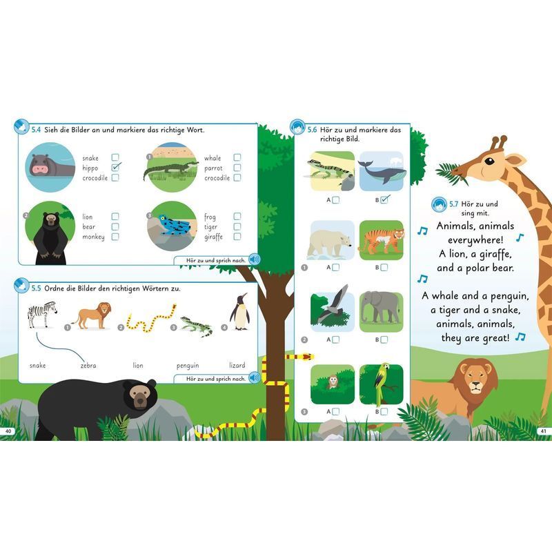 Buch Englisch für clevere Kids, Taschenbuch für Hobby und Kreativprojekte – Detailansicht 4