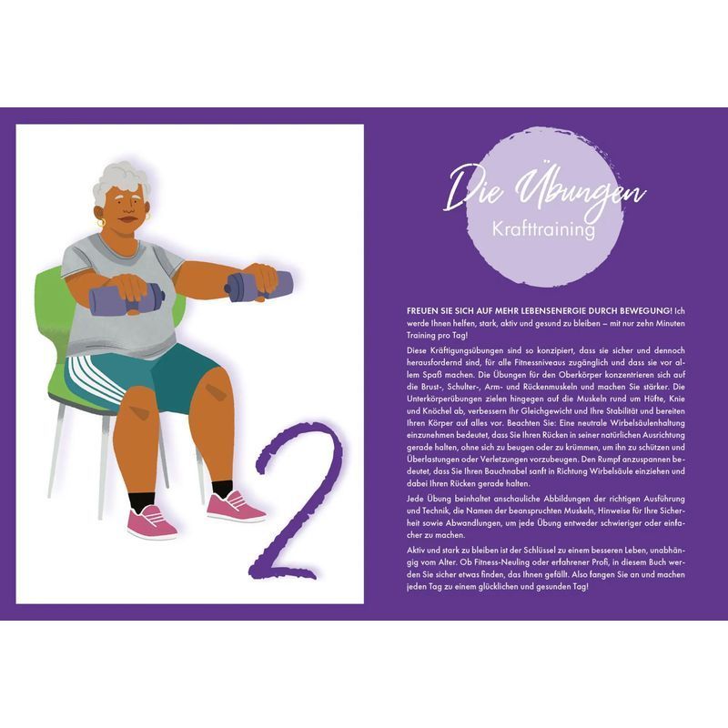 Buch Nur 10 Minuten Krafttraining für Senioren, Taschenbuch für Hobby und Kreativprojekte – Detailansicht 2