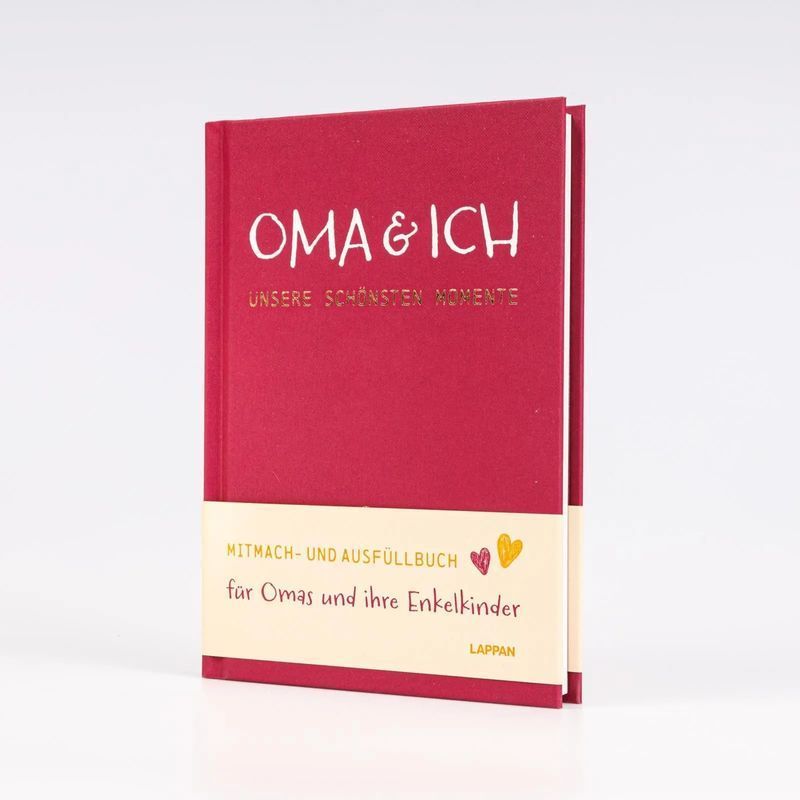 Buch Oma und ich unsere schönsten Momente, Mitmach und Ausfüllbuch für Omas und ihre Enkelkinder Kreatives – Detailansicht 2