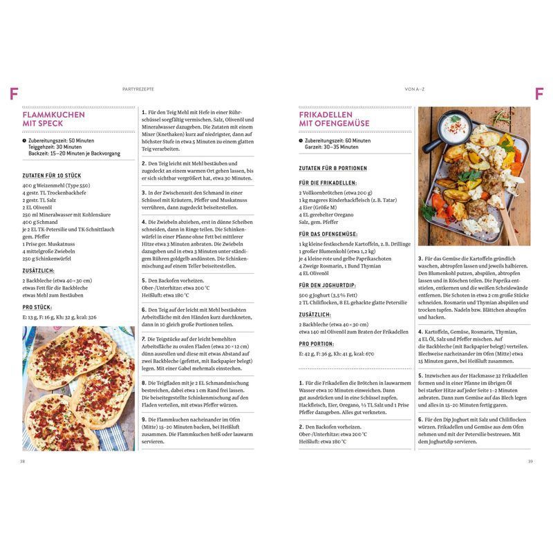Buch Partyrezepte von A Z für Feste und Gäste schnell – Detailansicht 3