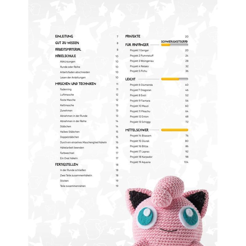 Buch Pokémon: Das große Häkelbuch für Alltag und Zuhause – Detailansicht 2