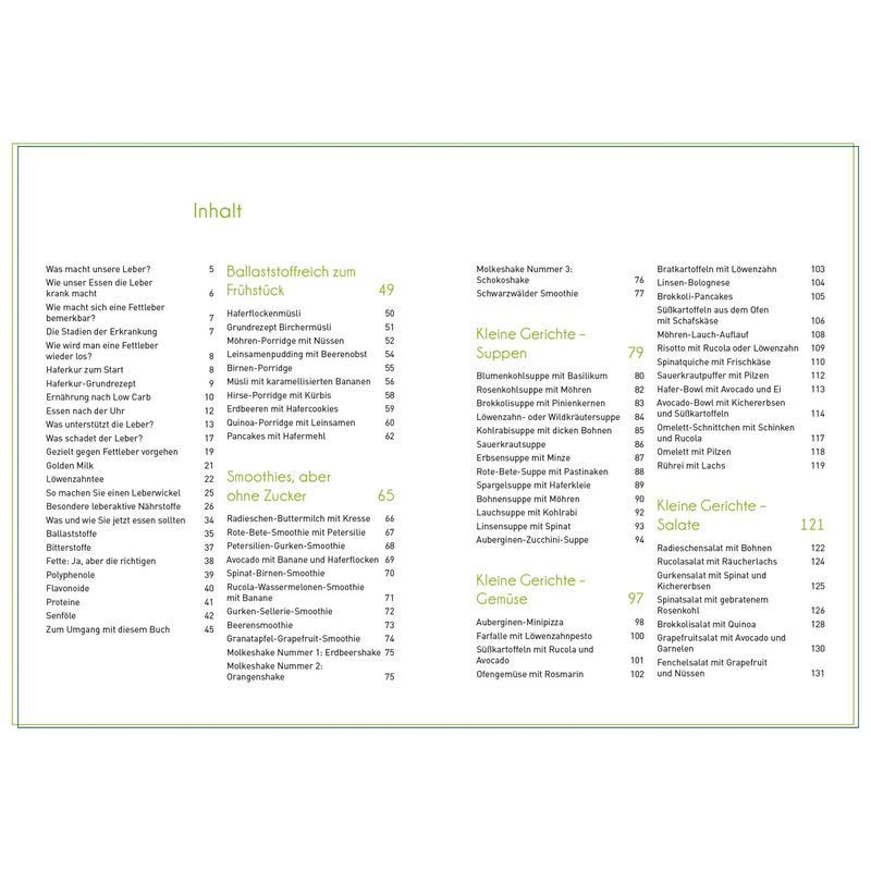 Buch Richtig essen bei Fettleber, Taschenbuch für Hobby und Kreativprojekte – Detailansicht 2