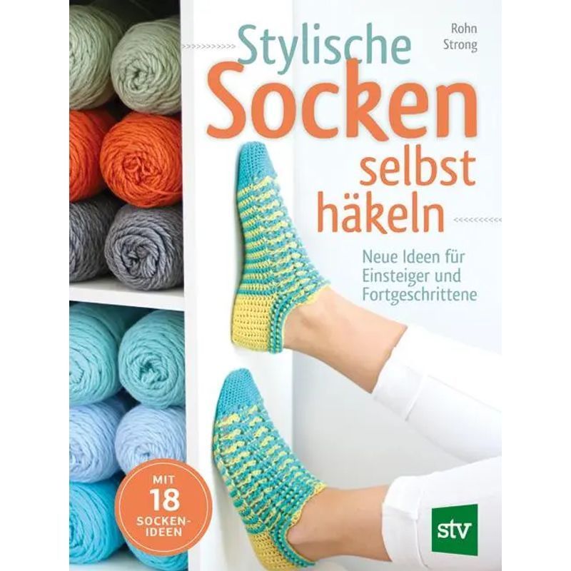 Buch Stylische Socken selbst häkeln, Taschenbuch für Hobby und Kreativprojekte – Hauptansicht