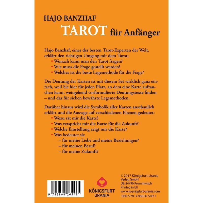 Buch Tarot für Anfänger, Taschenbuch für Hobby und Kreativprojekte – Detailansicht 2