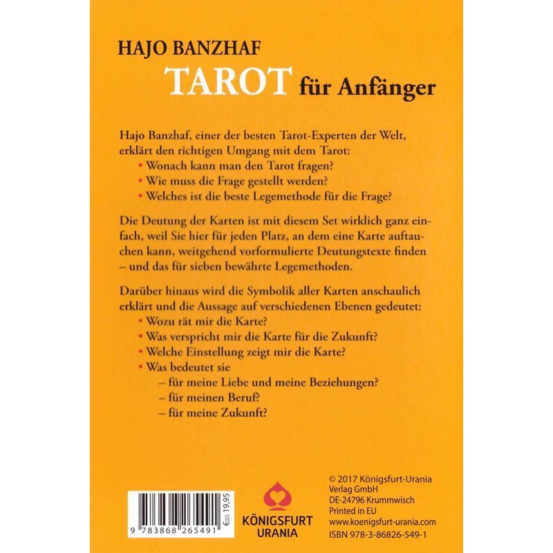 Buch Tarot für Anfänger, Taschenbuch für Hobby und Kreativprojekte – Detailansicht 3