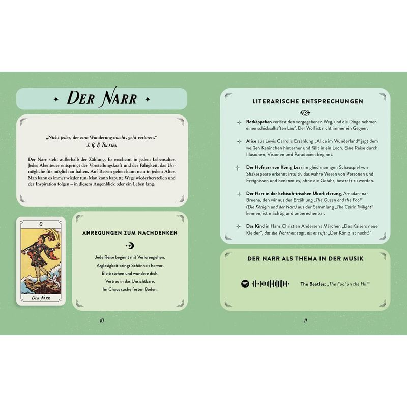 Buch Tarot verstehen (VIVIDA), Taschenbuch für Hobby und Kreativprojekte – Detailansicht 4