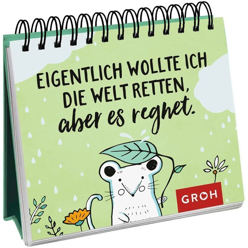 Buch Taschenbuch: Eigentlich wollte ich die Welt retten, aber es regnet. für Hobby und Kreativprojekte – Hauptansicht