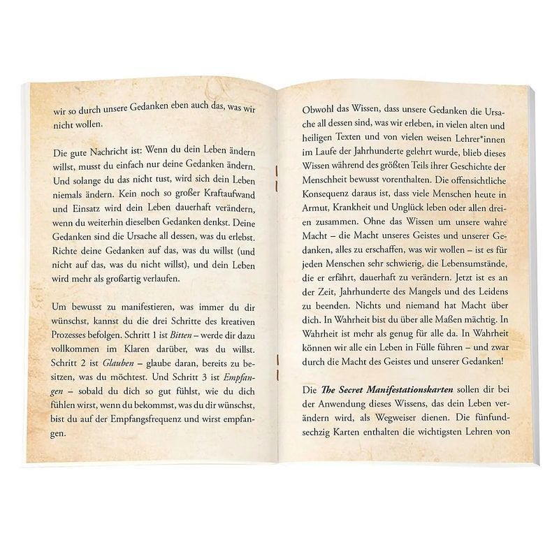 Buch The Secret Manifestationskarten, Taschenbuch für Hobby und Kreativprojekte – Detailansicht 4