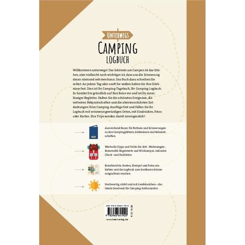 Buch Unterwegs: Camping Logbuch für Camping und Reisen – Detailansicht 2