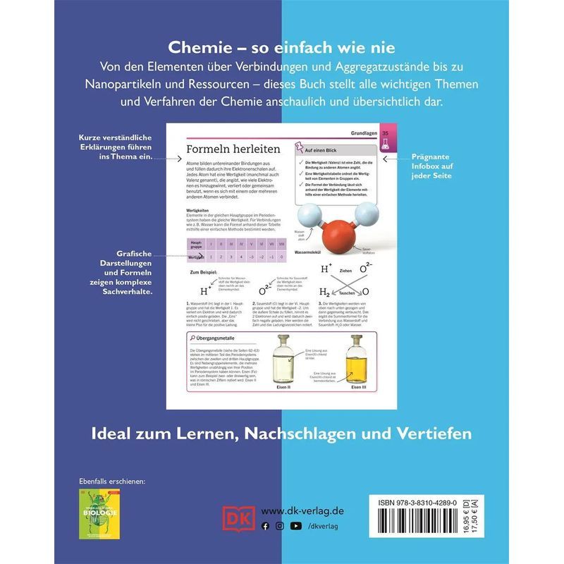 Buch Visuelles Wissen. Chemie, Taschenbuch für Hobby und Kreativprojekte – Detailansicht 2