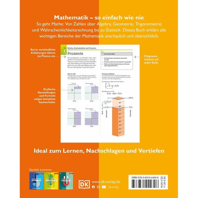 Buch Visuelles Wissen. Mathematik, Taschenbuch für Hobby und Kreativprojekte – Detailansicht 2