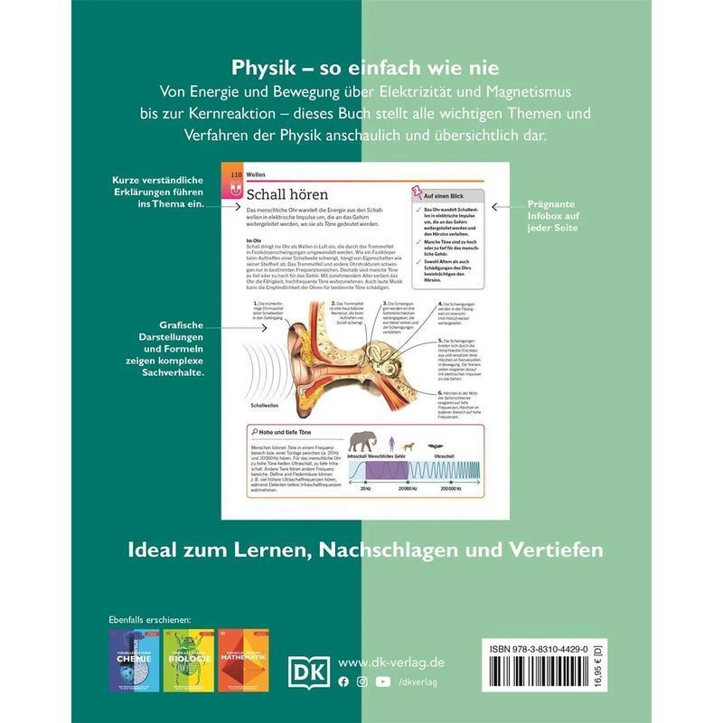Buch Visuelles Wissen. Physik, Taschenbuch für Hobby und Kreativprojekte – Detailansicht 2