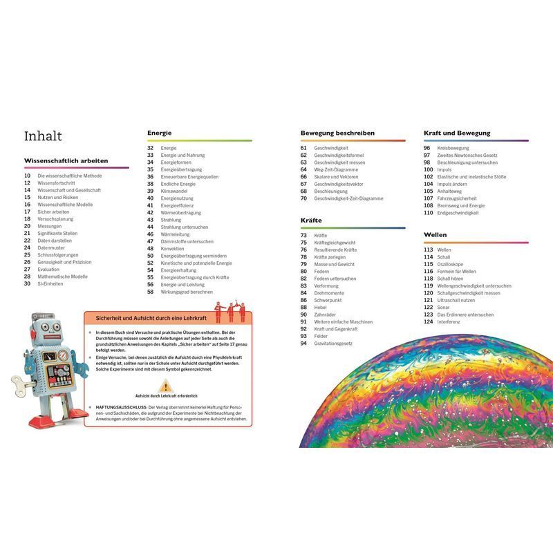 Buch Visuelles Wissen. Physik, Taschenbuch für Hobby und Kreativprojekte – Detailansicht 3