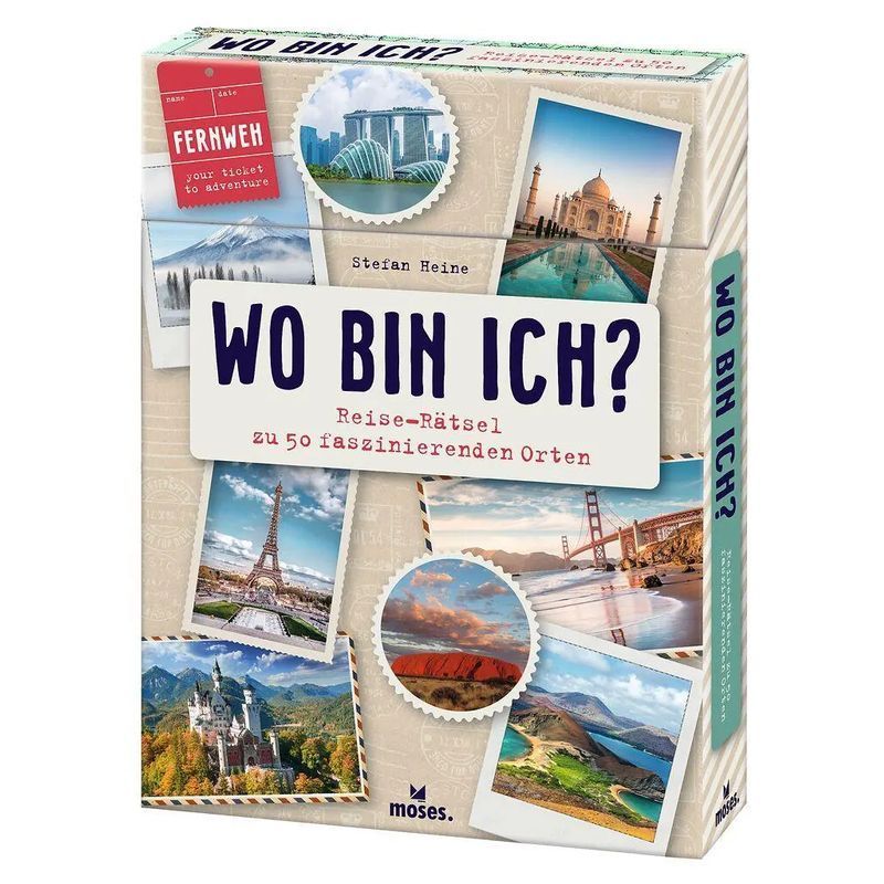 Buch Wo bin ich, Taschenbuch für Hobby und Kreativprojekte – Hauptansicht