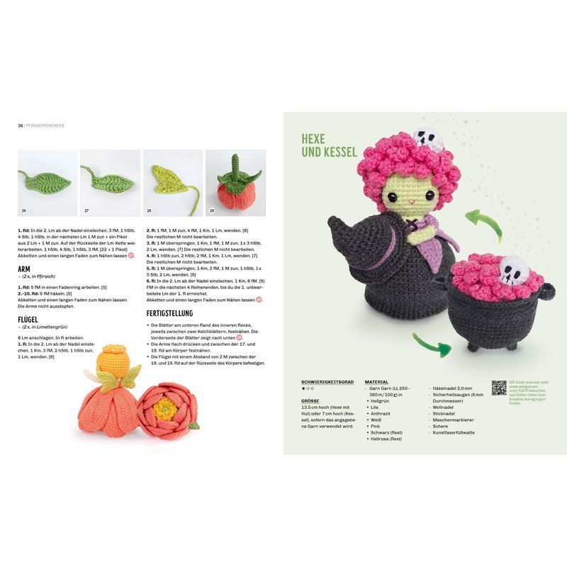 Buch Zauberhafte Wende-Amigurumis häkeln mit @chibiscraft, Taschenbuch für Hobby und Kreativprojekte – Detailansicht 4