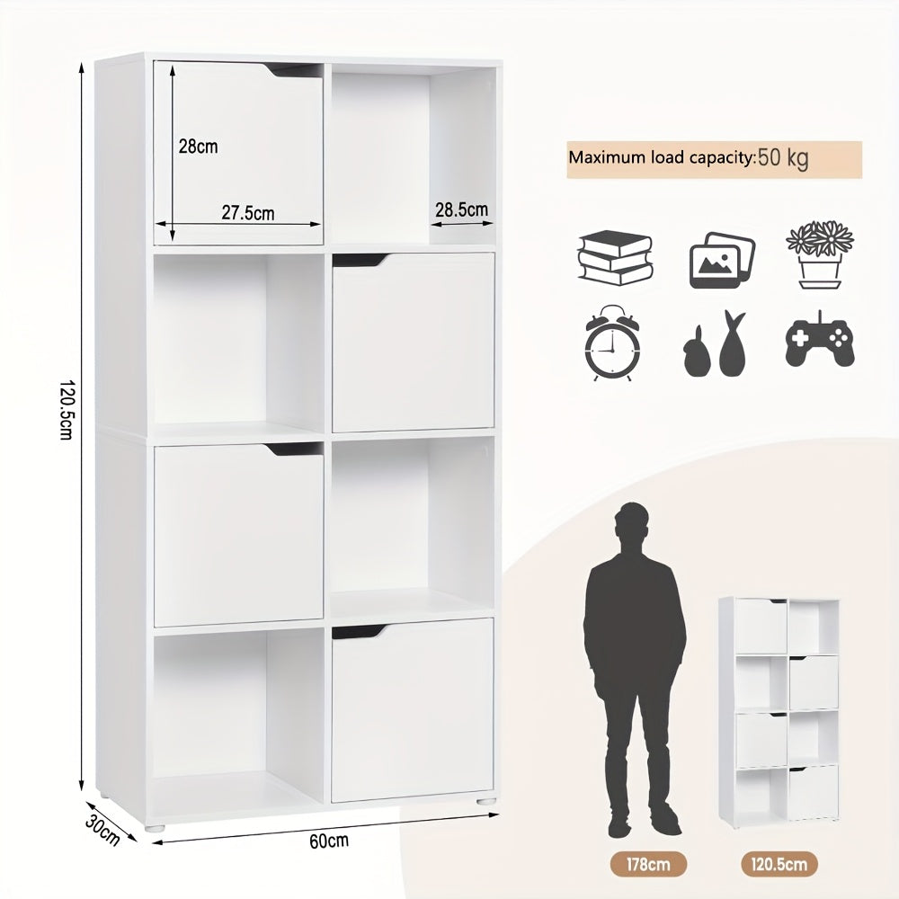 Bücherregal, 1 Stk für Wohnzimmer – Detailansicht 2
