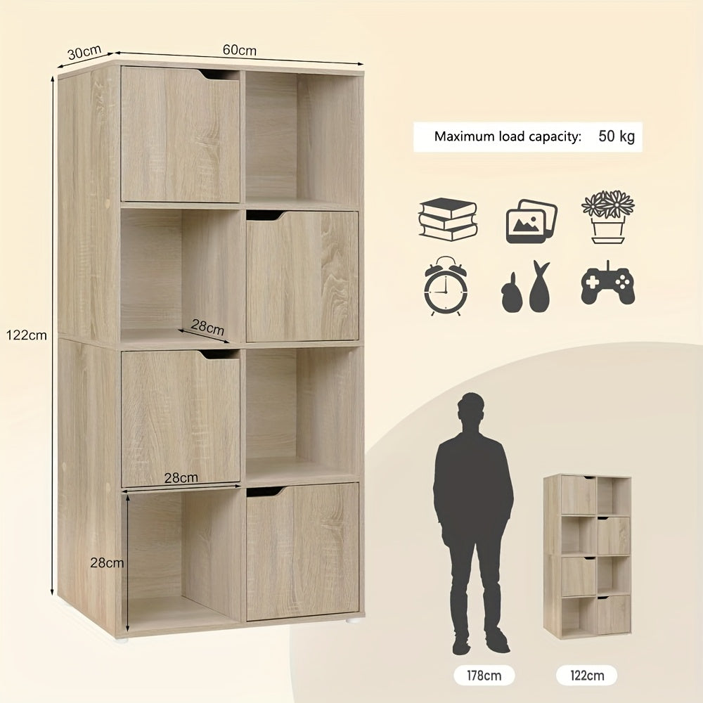Bücherregal, 1 Stk für Wohnzimmer – Detailansicht 4