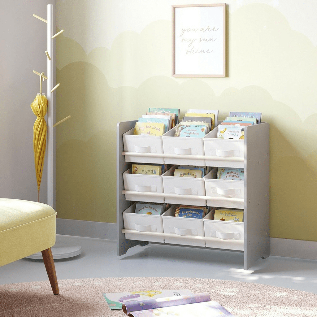Bücherregal, 29,5 x 62,5 x 60 cm für Wohnzimmer und Arbeitszimmer – Detailansicht 5