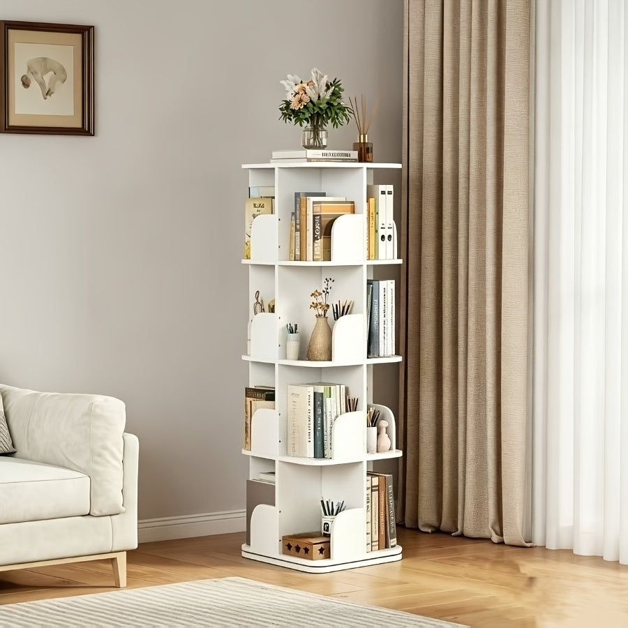 Bücherregal, 360° drehbar für Wohnzimmer – Detailansicht 8