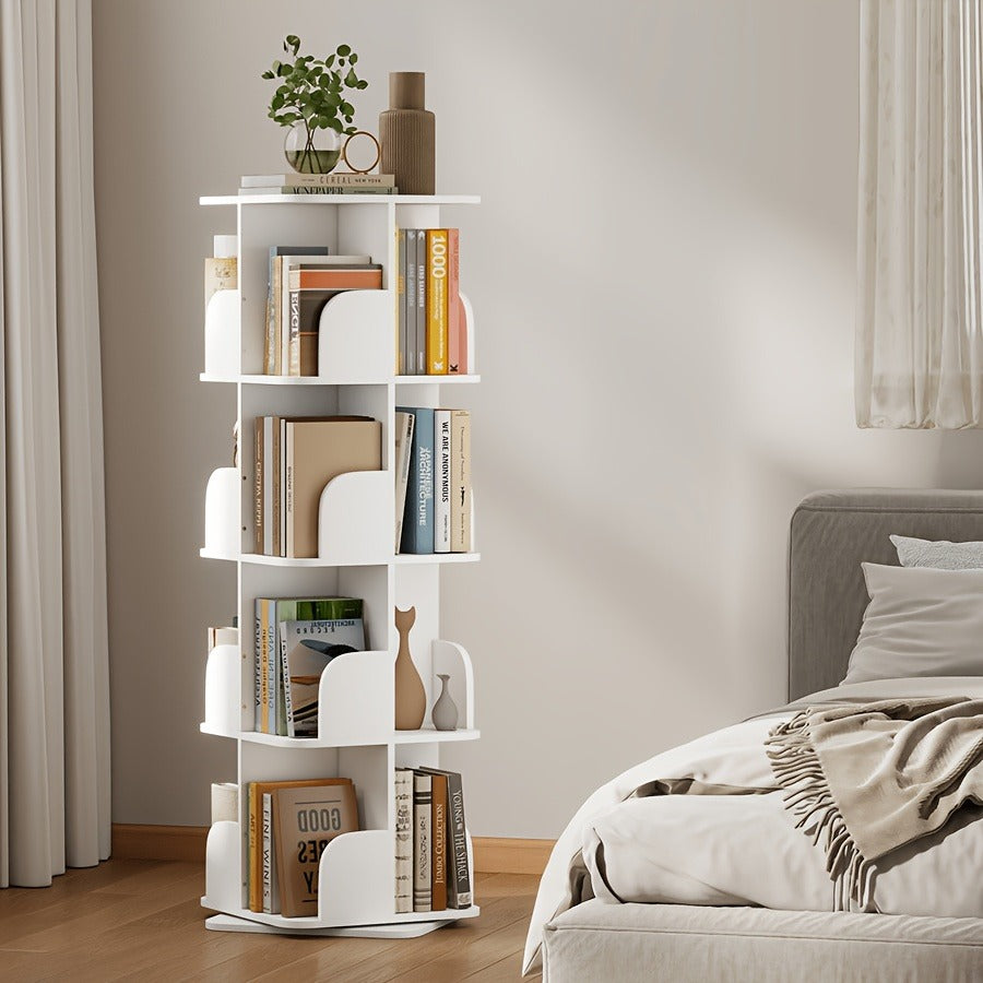 Bücherregal, 360° drehbar für Wohnzimmer – Detailansicht 12