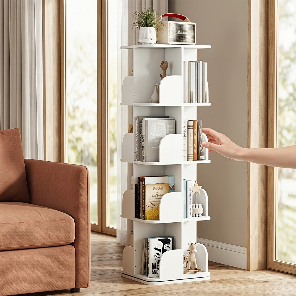 Bücherregal, 360° drehbar für Wohnzimmer – Detailansicht 14