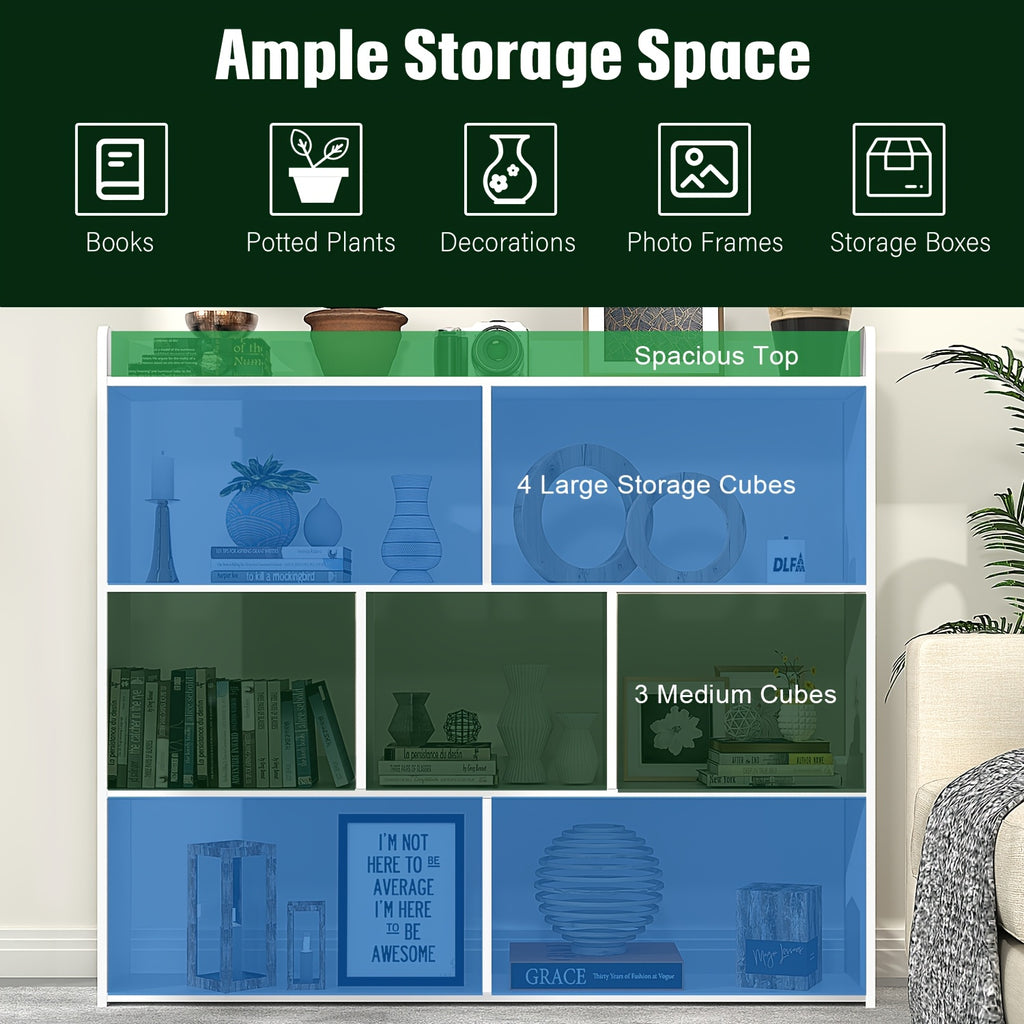 Bücherregal, 90cm für Arbeitszimmer und Wohnzimmer – Hauptansicht