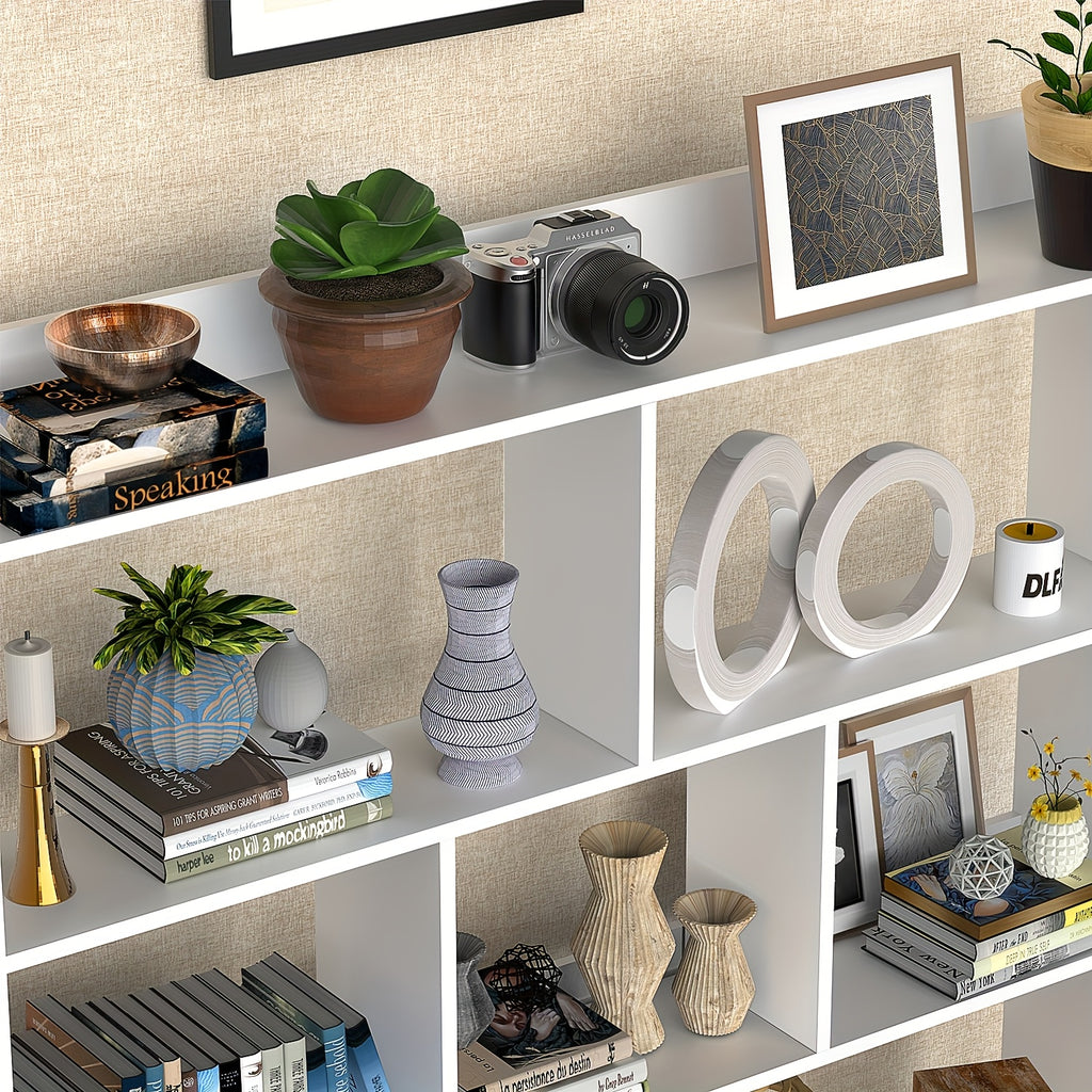 Bücherregal, 90cm für Arbeitszimmer und Wohnzimmer – Detailansicht 9
