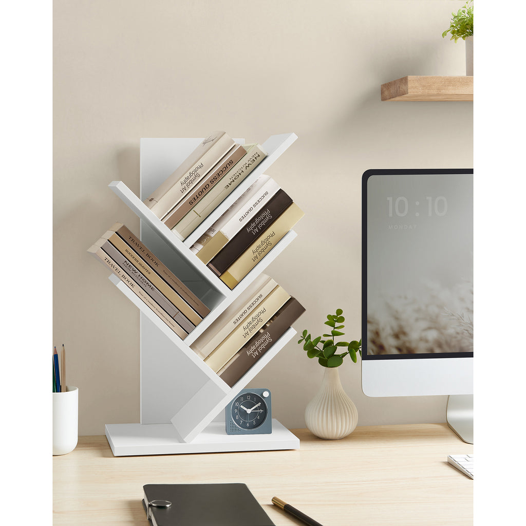 Bücherregal, Braun für Wohnzimmer und Arbeitszimmer – Detailansicht 4