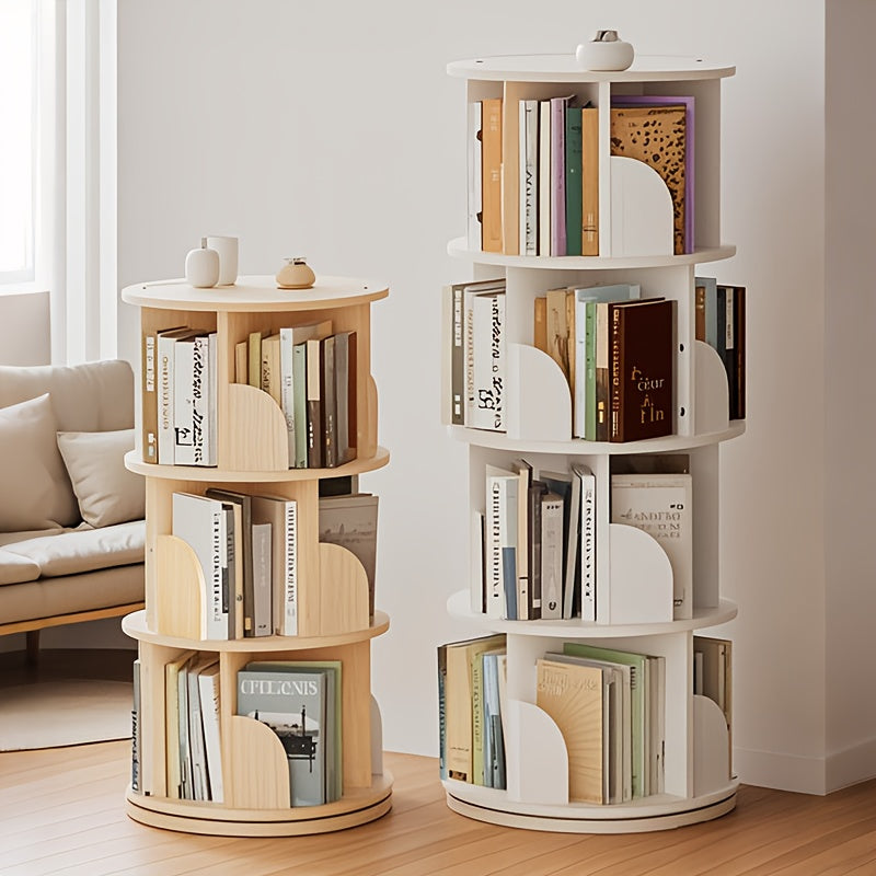 Bücherregal, Eichenbraun für Wohnzimmer – Hauptansicht