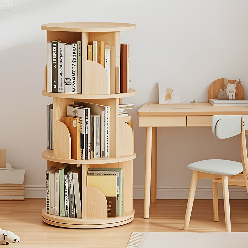 Bücherregal, Eichenbraun für Wohnzimmer – Detailansicht 4