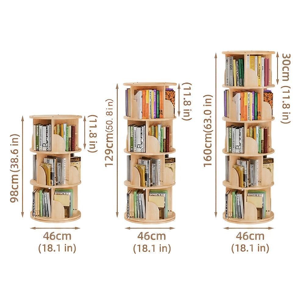 Bücherregal, Eichenbraun für Wohnzimmer – Detailansicht 12