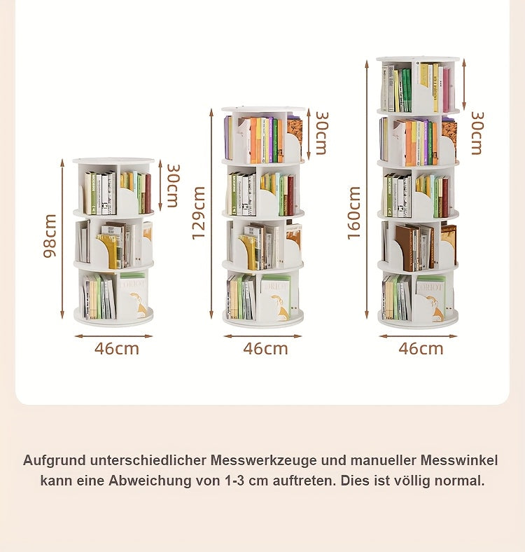 Bücherregal, Eichenbraun für Wohnzimmer – Detailansicht 22