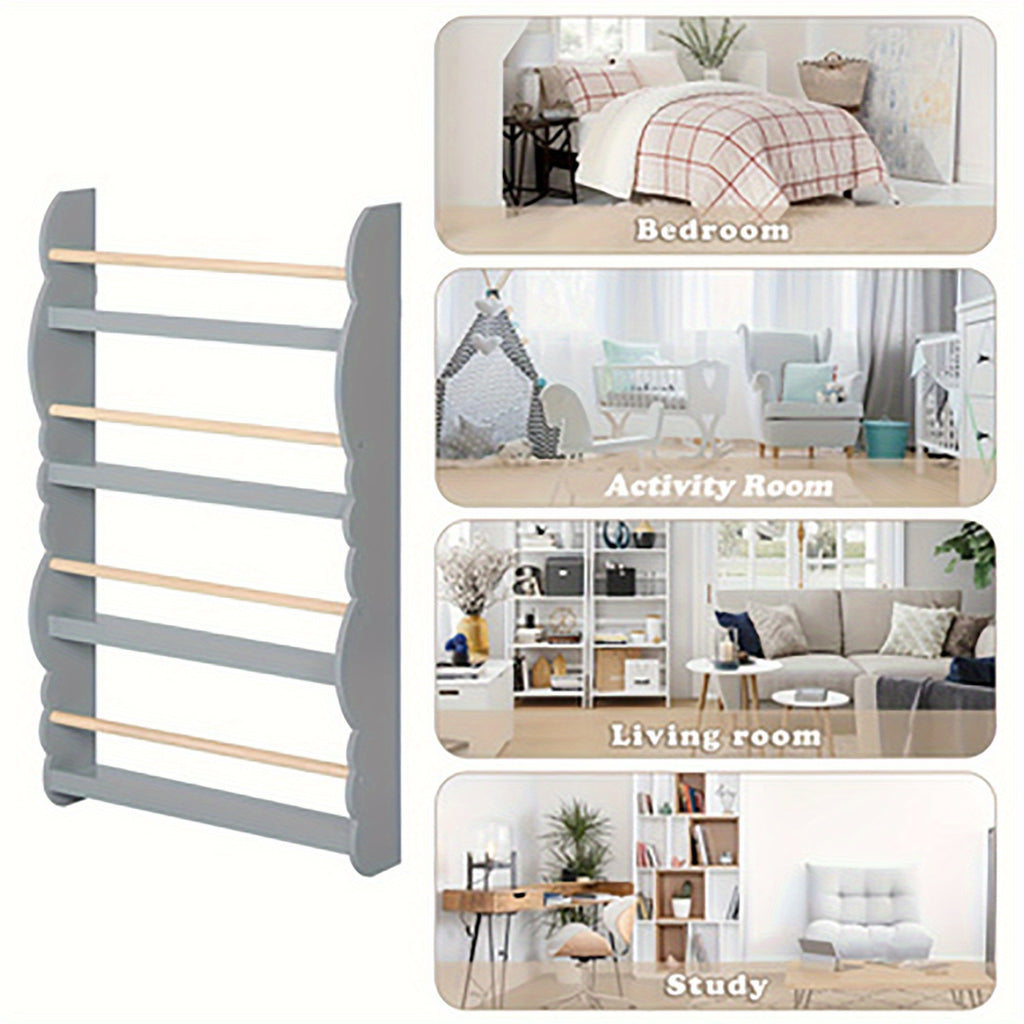 Bücherregal, Grün-42,5*80*14,5 für Arbeitszimmer und Wohnzimmer – Detailansicht 9