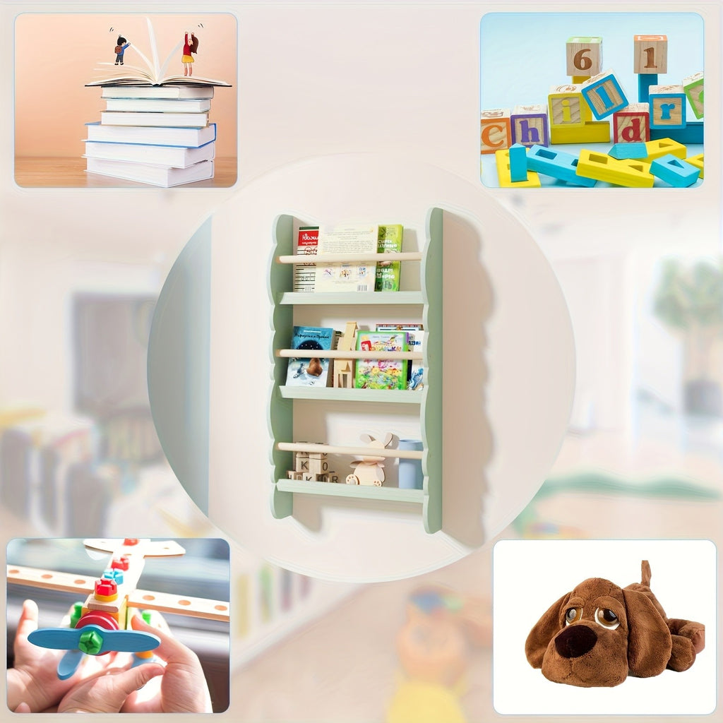 Bücherregal, Grün-42,5*80*14,5 für Arbeitszimmer und Wohnzimmer – Detailansicht 11
