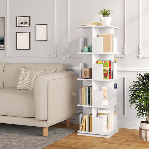 Bücherregal, Weiß für Arbeitszimmer – Detailansicht 2
