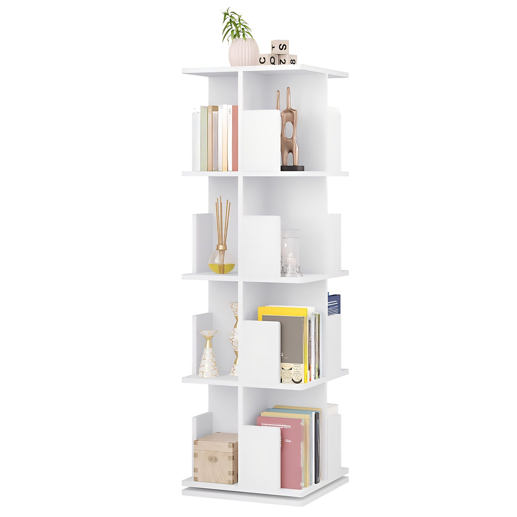 Bücherregal, Weiß für Arbeitszimmer – Detailansicht 11